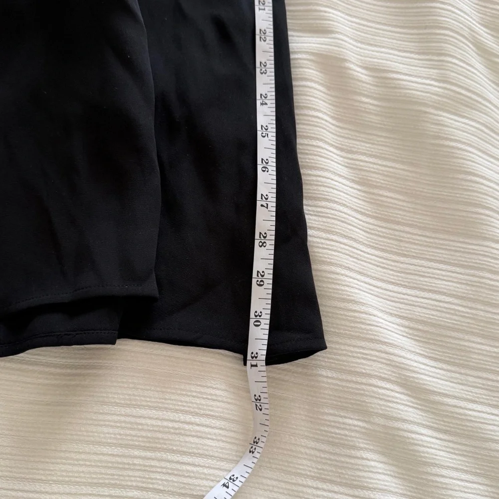 NEW EILEEN FISHER gathered 100% silk skirt in black